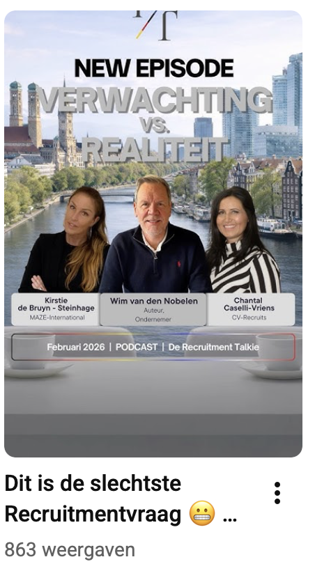 De Recruitment Talkie , 863 views na optimalisatie