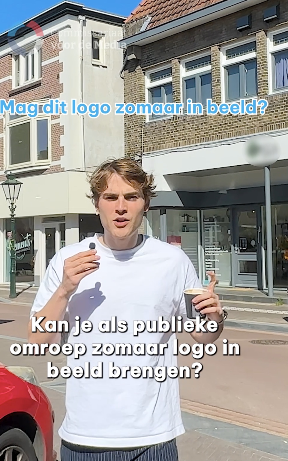 Jeppe presenteert voor het Commissariaat voor de Media